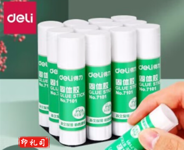 得力 7101Z 固体胶棒 9g (单位：支) 白