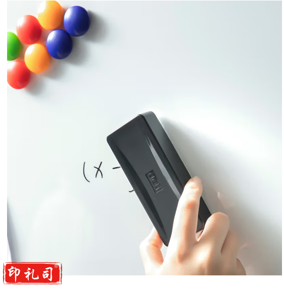 得力白板配件套装 白板笔3（黑色2蓝色1）白板擦1磁钉8 实用高频办公家用教学画画白板搭配套装33313