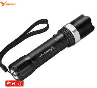 雅格 LED变焦强光铝合金手电筒 YG-336C 防水户外应急灯