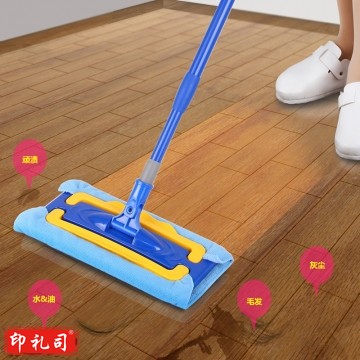 世家 平板拖把 拖布平拖懒人地拖墩布 除尘高手 送细纤维拖布21033 (040)