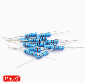 2W金属膜电阻器元件1%色环22欧姆1K 10K 4.7K100K200K 1M