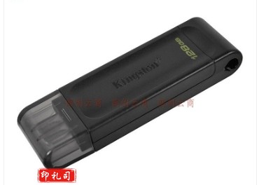 金士顿（Kingston）128GB USB3.2 Gen1 Type-C 手机U盘 DT70 黑色