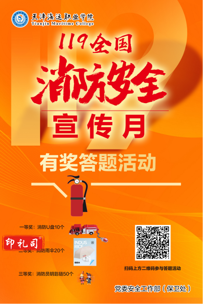 消防知识竞赛海报