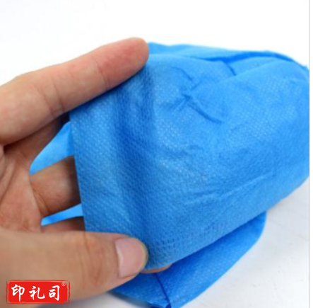 香柚小镇 【100支装】无纺布鞋套家用一次性鞋套家用室内加厚加大鞋套 防尘耐磨防滑脚套 均码通用