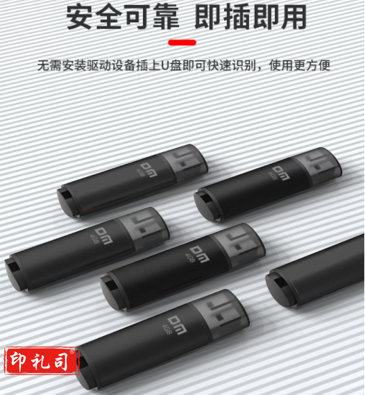 大迈（DM）4GB 8GB USB2.0 U盘 PD204黑色 招标投标小u盘