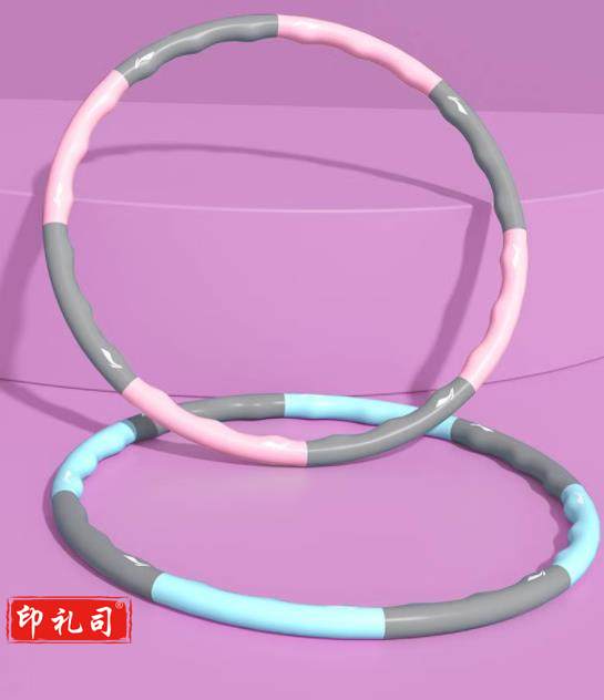 李宁呼啦圈收腹美腰加重燃脂神器家用健身专用女瘦肚子瘦腰 瘦肚美腰组合【呼啦圈+拉力器】收腹健腹