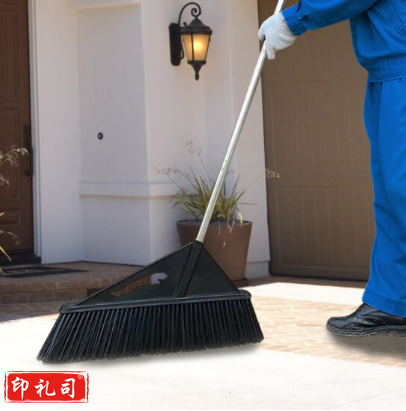 金绿士 庭院大扫把长柄硬毛扫帚扫院子物业环卫笤帚土地仓库农村清洁神器 1.4米高50厘米宽头