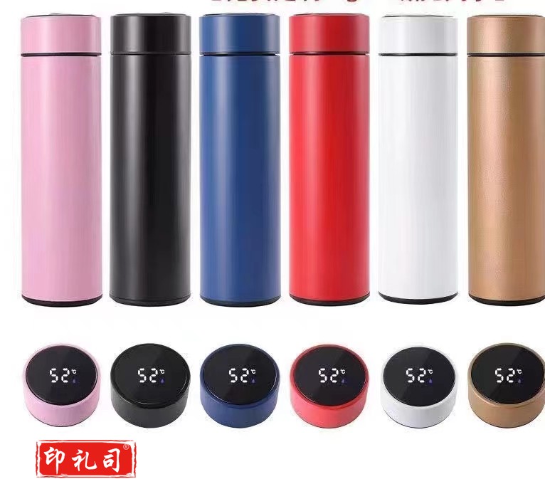 智能温显保温杯304不锈钢水杯