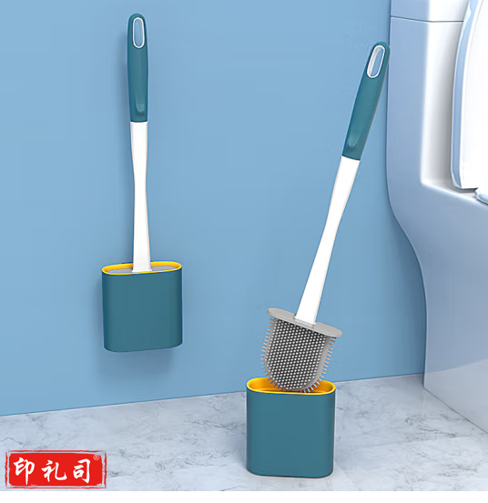 无死角硅胶马桶刷套装免打孔壁挂式厕所刷软毛刷