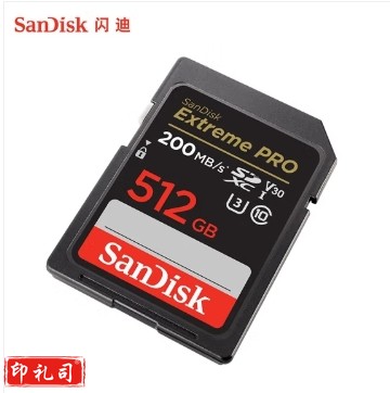 闪迪相机卡 4K高清SD卡 UHS-I微单存储卡微单反摄像储存大卡内存sd卡内存卡 512G SD相机卡读卡器套装读速高达200Mb