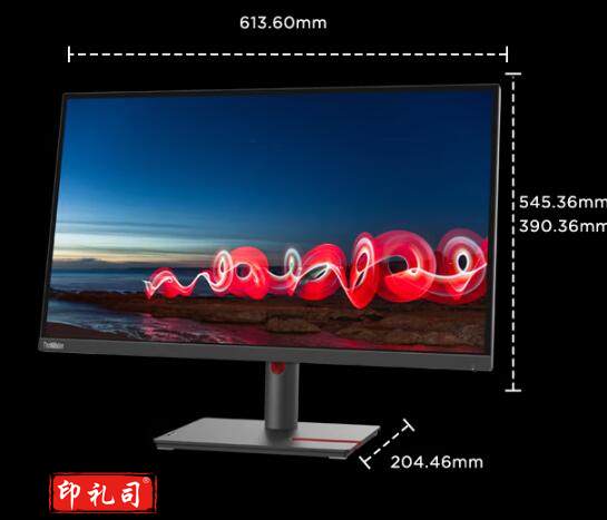 联想（ThinkVision）23.8英寸T24i  IPS屏 升降旋转 广色域 纤薄窄边框 可壁挂