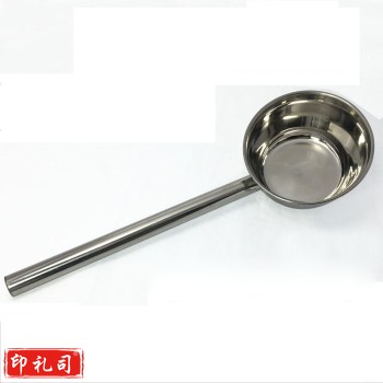 巨联(JULIAN)  不锈钢 水瓢水勺  厨房水壳 打汤勺 水漂 粥勺 水舀子 食堂商用大号 18*9*35cm