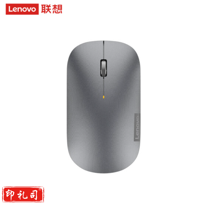 联想(Lenovo)无线鼠标轻音鼠标 Air Handle轻音无线鼠标 便携办公鼠标 风暴灰2022款