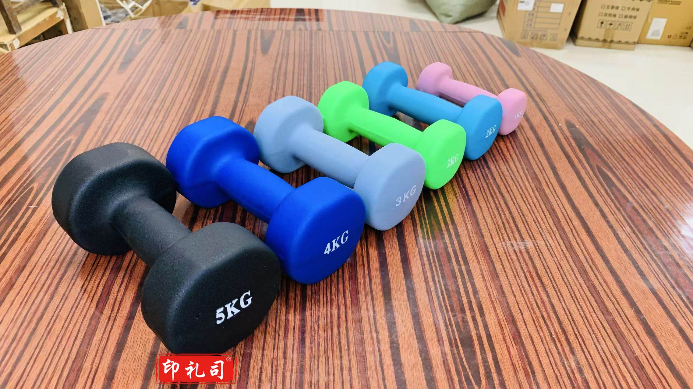 男女家用家庭健身肌肉塑形手臂轻重量哑铃7.5kg 黑色