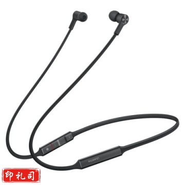 华为 HUAWEI FreeLace 无线耳机 智慧闪连快充 动听人声 蓝牙耳机 运动耳机 华为耳机 曜石黑  TJHX04201139032562