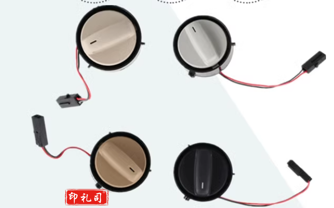 适配大众新老款速腾迈腾高尔夫6CC天窗 开关 按钮天窗旋钮米 灰色 TJHX11271417158670