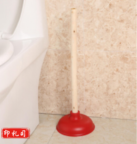 马桶搋子 强力卫生间木柄马桶吸 管道疏通器 马桶抽子皮搋子 木把揣子 TJHX09250850343215
