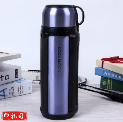 乐扣乐扣(LOCK&amp;LOCK)蓝色保温壶304不锈钢保冷水壶1.5L户外旅行壶LHC1412SG TJHX09191545237544