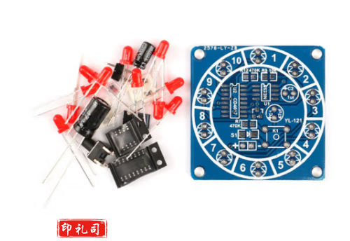 DIY电子幸运转盘套件/电子骰子 DIY电子小制作 趣味电子套件 TJHX03201605112703