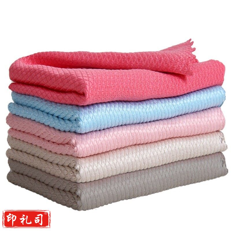 善妮欧德 鱼鳞抹布无痕抹布 30*40 混色