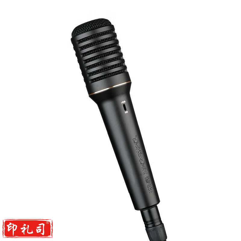 得胜（TAKSTAR）PCM-5600专业录音麦克风 直播K歌现场演出专业录音K歌喊麦大振膜话筒 黑色