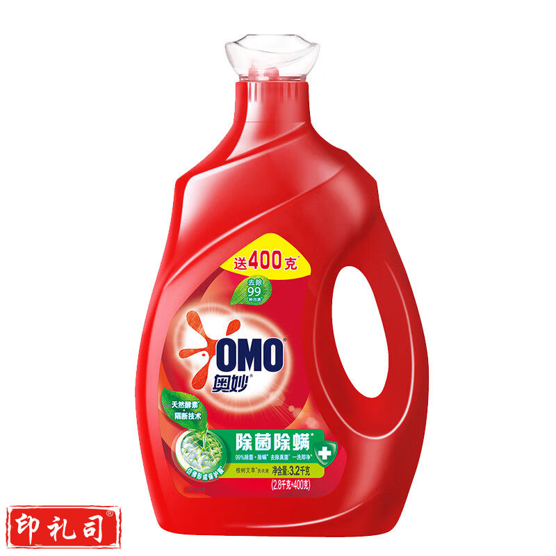 奥妙洗衣液家庭装 除菌除螨洗衣液3.2kg(2.8kg+400g)