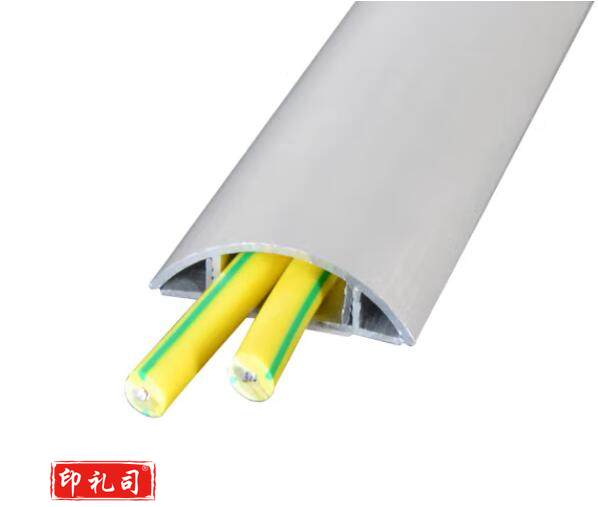 不锈钢地线槽明装弧形铝合金地面明线走线电线半圆铝合金 银色10号