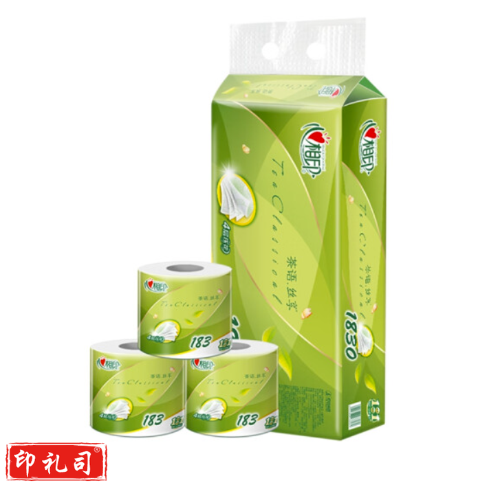 心相印四层卷筒卫生纸10粒装 183克