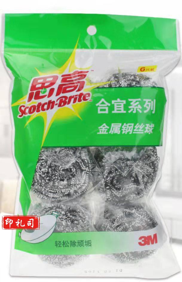 3M 思高金属钢丝球 6个装