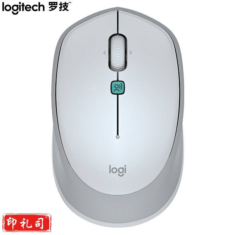 罗技（Logitech）M380语音鼠标 无线办公鼠标AI智能语音输入声控打翻译 优联 对称人体工学 石墨黑一价无忧