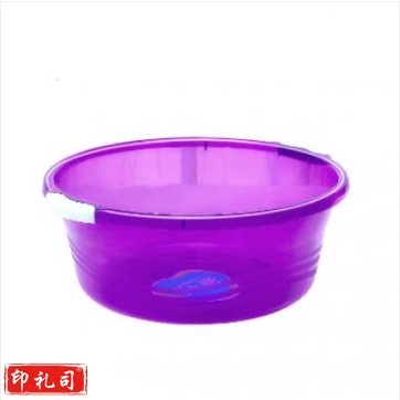 茶花(CHAHUA)03411K 塑料盆洗脸盆32CM把手防滑盆