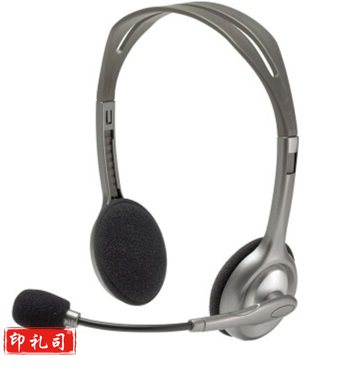 罗技 H110 立体声耳机麦克风 H110 黑色