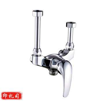 浴室淋浴开关U型明装通用配件混合阀 电热水器混水阀水龙头黄铜冷热家用 加厚热水器阀门