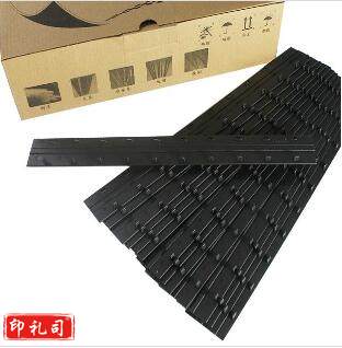 10孔装订夹条35mm 压条装订用压边条装订夹条 50支装