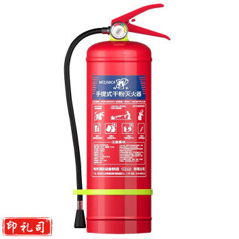 灭火器 夜光干粉灭火器4公斤 车载灭火器大汽车用手提灭火器商用公司办公室商场店铺消防灭火器消防器材