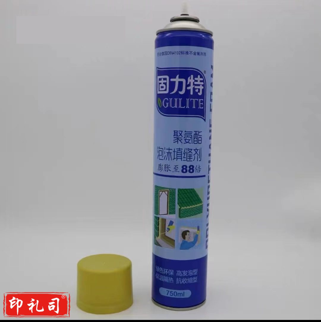 固力特聚氨酯泡沫填缝剂 发泡胶 750ML