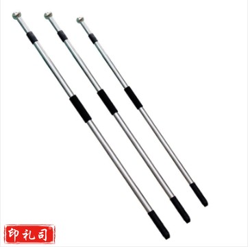 旗杆户外伸缩手持2.5米不锈钢手摇旗杆团建运动会出游伸缩杆收缩导游旗杆 2.5米伸缩旗杆1根