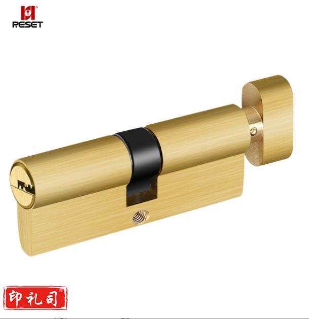 RESET室内门锁芯卧室房间门锁芯 小70锁芯专用铜 70MM 35+35 RST-156