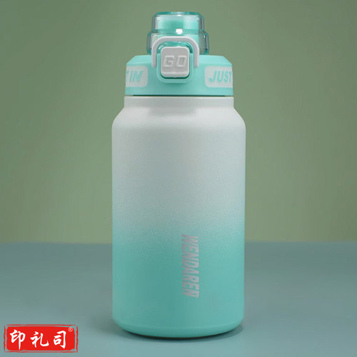 316不锈钢保温杯吸管水杯直饮保温壶运动水壶 800ml