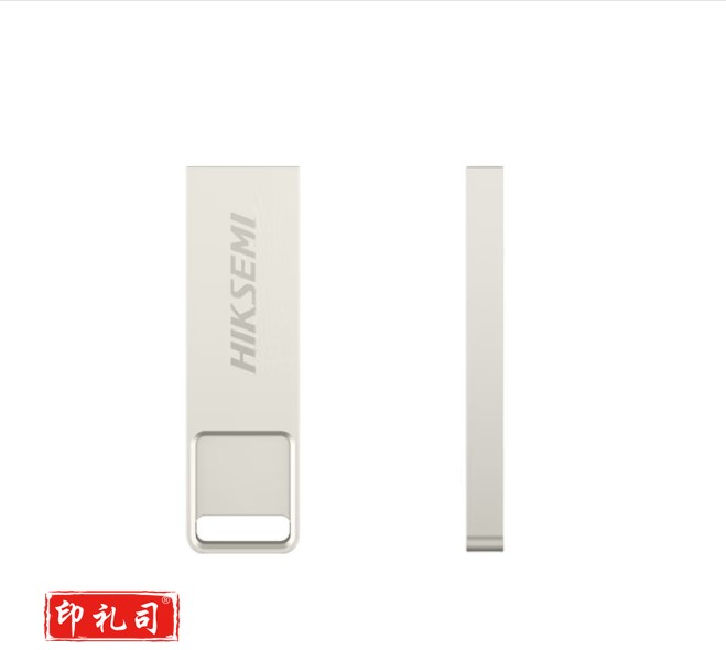 海康威视(HIKVISION) 4GB USB2.0 招标金属U盘X301刀锋银色 一体封装防尘防水 电脑车载投标优盘