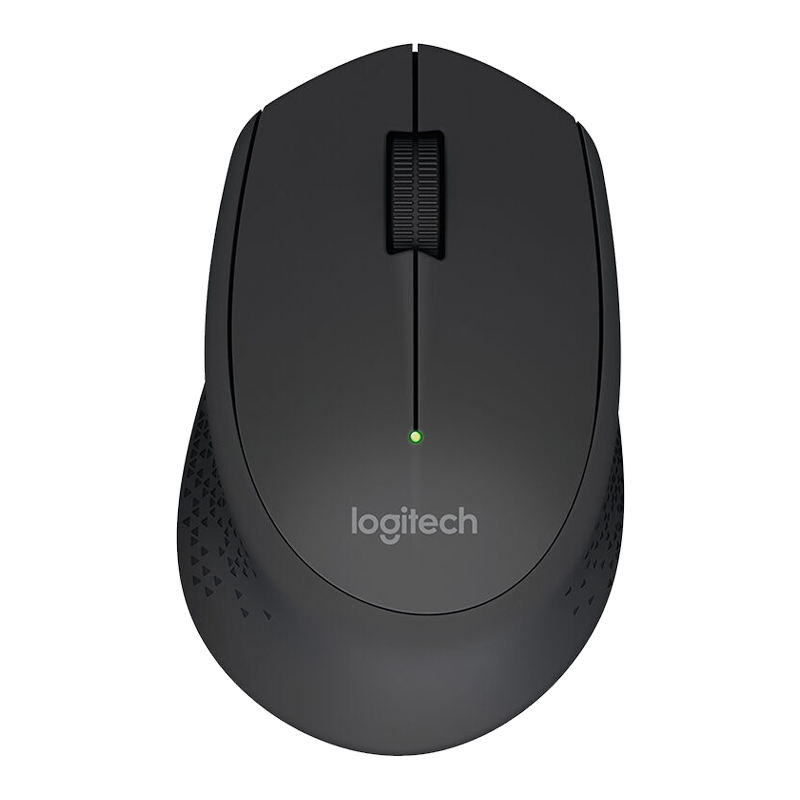 罗技（Logitech） M280(M275)无线鼠标 右手鼠标人体工学 黑色