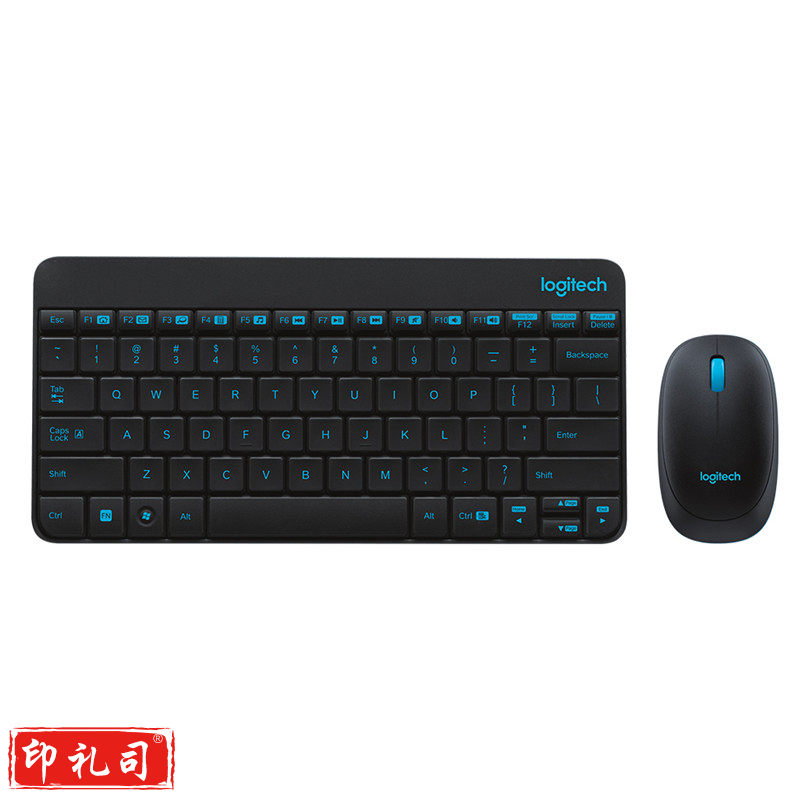 罗技（Logitech）MK245 Nano 键鼠套装 无线键鼠套装 带无线2.4G接收器 黑