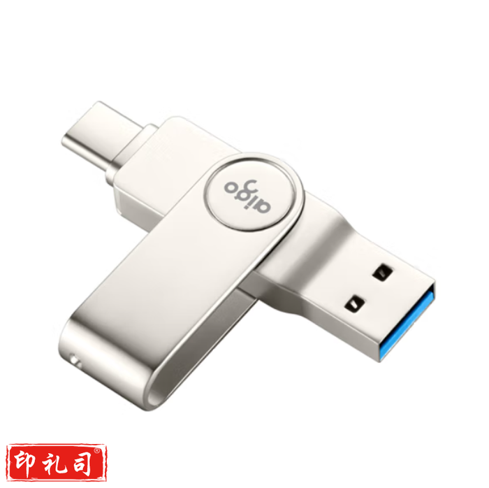 爱国者 U盘 U356 128GB （银） Type-C USB3.1 手机U盘 炫酷高速款 双接口手机电脑用