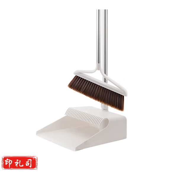 妙洁 梳齿型扫帚簸箕套装 扫地扫头发 扫帚畚箕组合两件套 