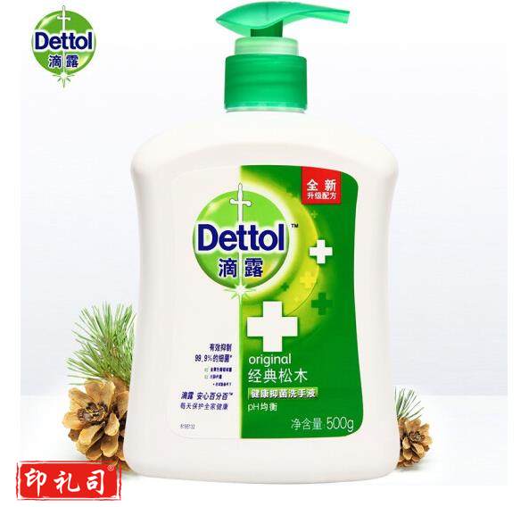 滴露 500g 健康抑菌洗手液经典松木