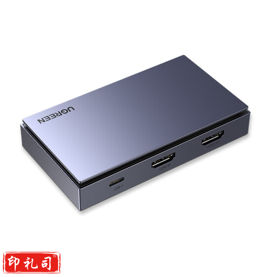 绿联CM410 HDMI高清视频采集卡4K输入环出 1080P采集器 适用手机笔记本电脑台式机相机摄像机会议直播录制盒 
