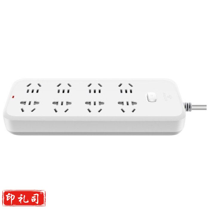 公牛 GN-B5080 电源插座带总控开关带儿童保护门8孔位接线板 3米