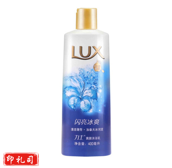 力士（LUX）400ml 闪亮冰爽 沐浴露 精油香氛沐浴乳