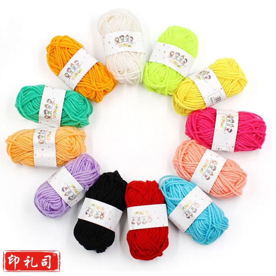 幼儿园装饰毛线 手工毛线 12卷/包（颜色备注）