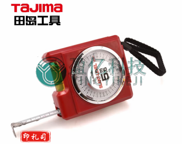 tajima田岛多功能钢卷尺5米 附带水平尺 角度仪功能 （5.5米 带宽19mm)